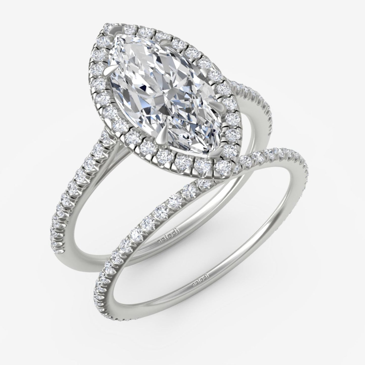 Diamond Halo Engagement Ring