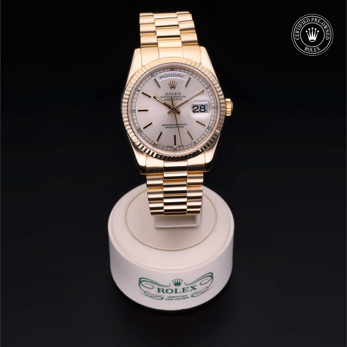 Rolex Certified Pre-Owned Day-Date 36 | Schwanke-Kasten Jewelers Rolex Certified Pre-Owned Day-Date 36 | Schwanke-Kasten Jewelers