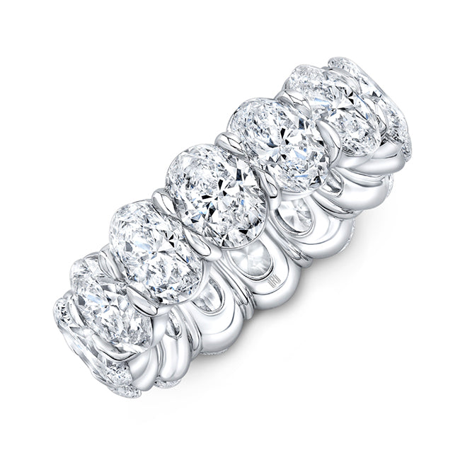 Rahaminov Diamond Oval-Cut Eternity Ring | Schwanke-Kasten Jewelers