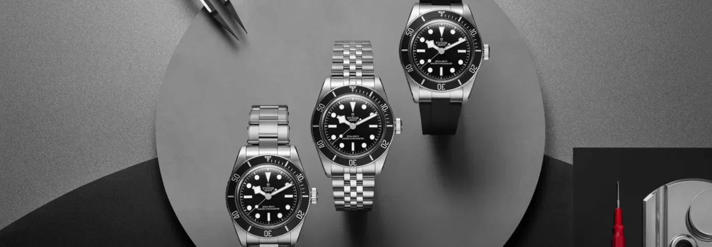 TUDOR Black Bay watches at SCHWANKE-KASTEN Jewelers in Boulder, CO