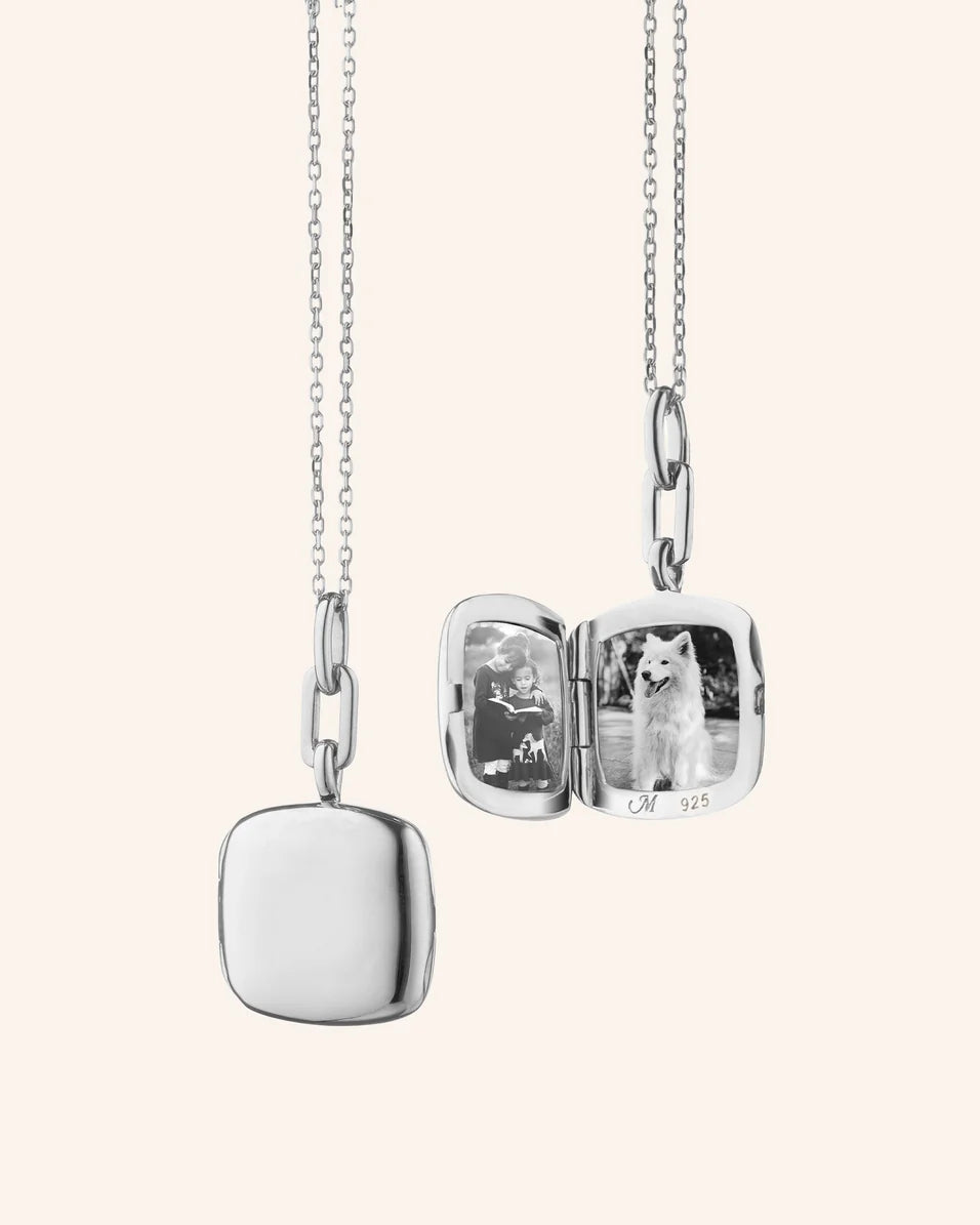 Cushion "Viv" Silver Locket