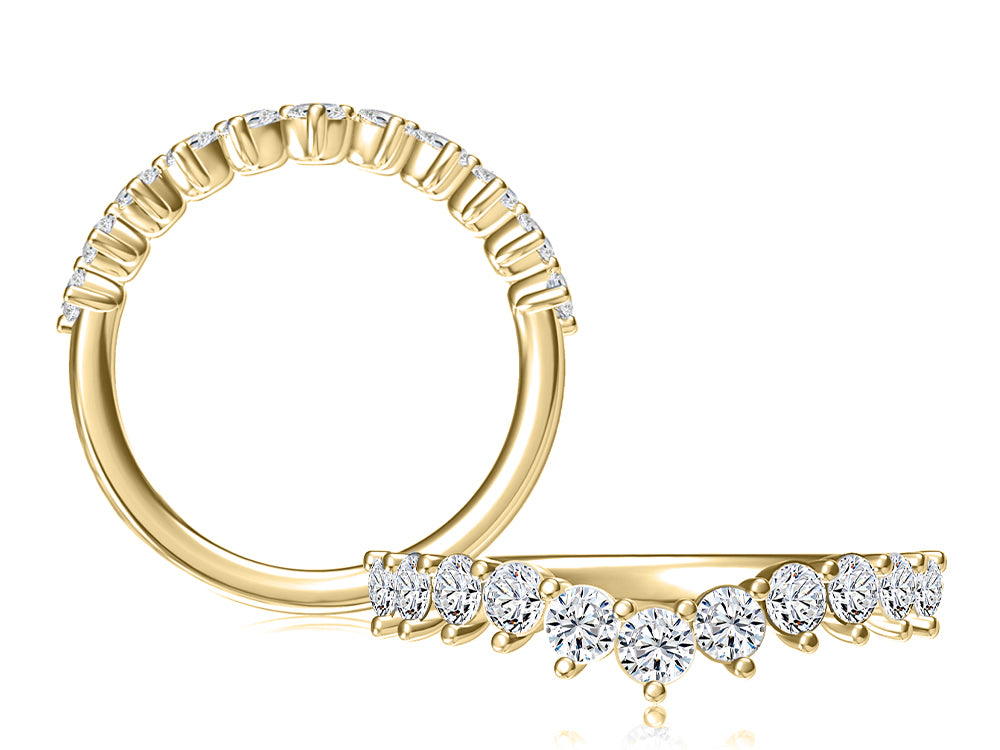 A Jaffe Chevron Diamond Band