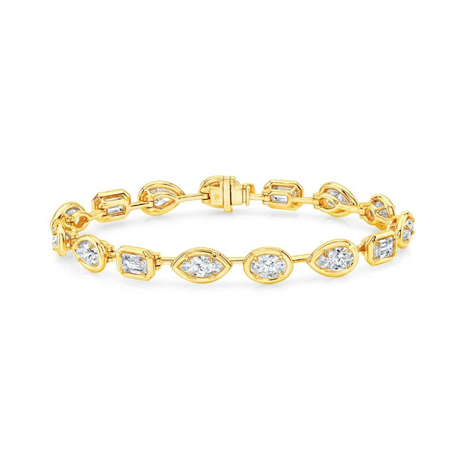 Mix-Cut Diamond Bracelet
