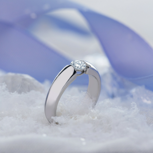 Claire Solitare Diamond Engagement Ring Design - Naledi