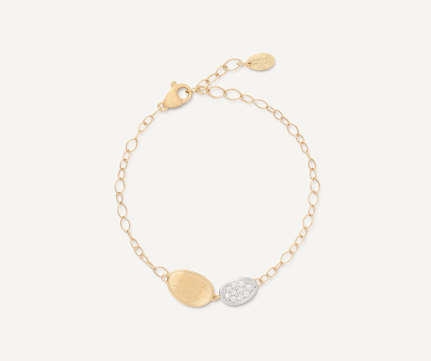 Lunaria 18K Yellow Gold and Diamond Petite Bracelet