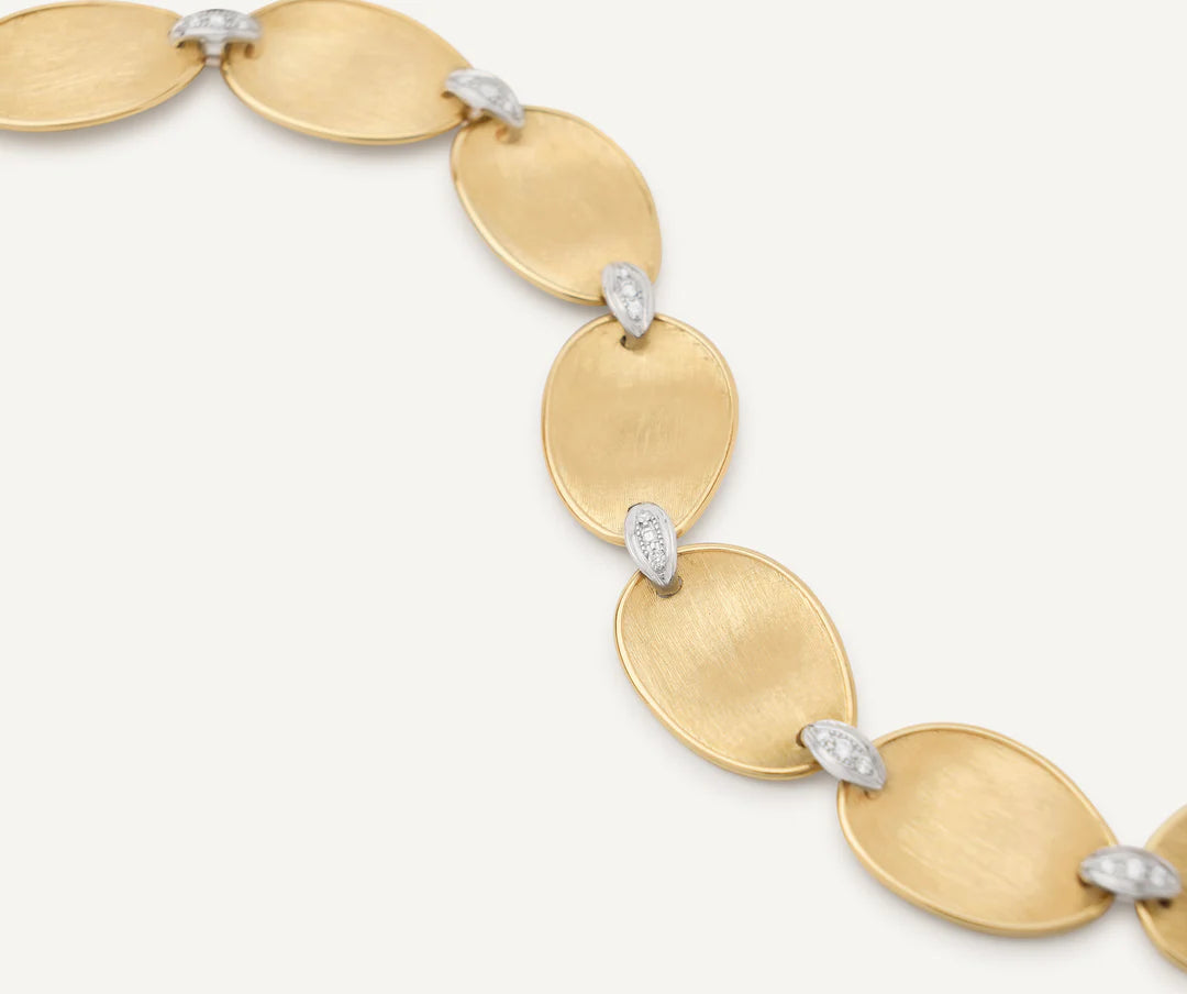 Lunaria Gold Collar with Diamonds