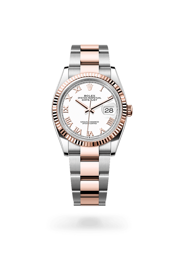 rolex Datejust in Everose Rolesor - combination of Oystersteel and Everose gold, M126231-0016 - Schwanke-Kasten Jewelers