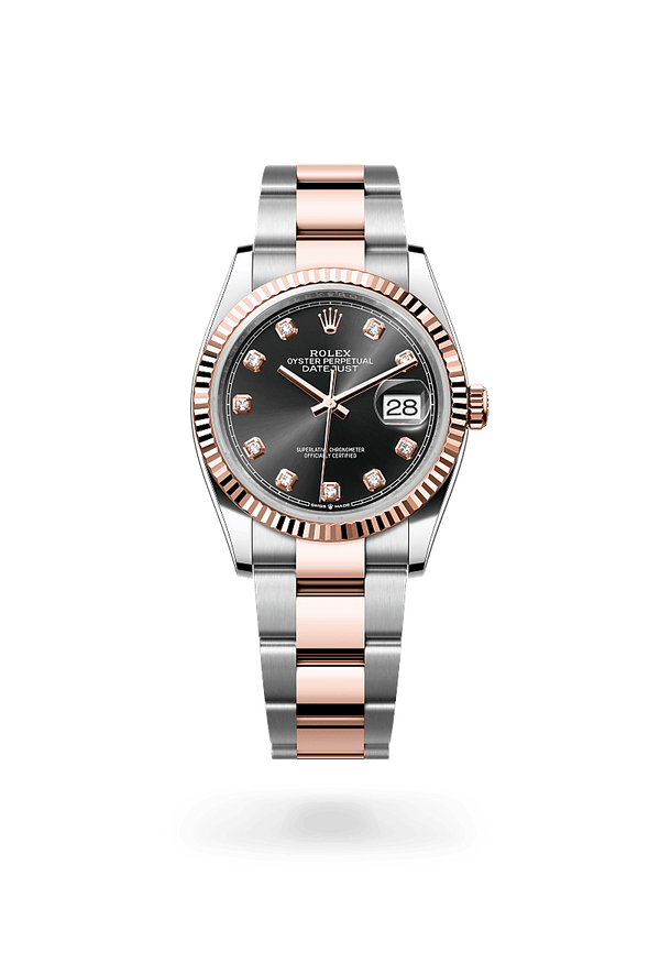 rolex Datejust in Everose Rolesor - combination of Oystersteel and Everose gold, M126231-0020 - Schwanke-Kasten Jewelers