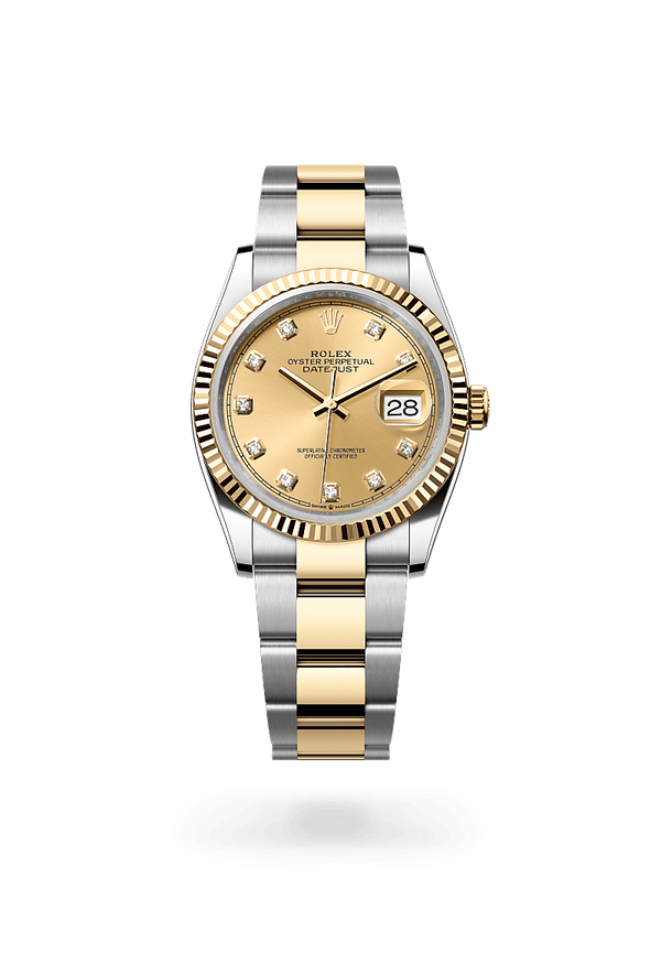 rolex Datejust in Yellow Rolesor - combination of Oystersteel and yellow gold, M126233-0018 - Schwanke-Kasten Jewelers