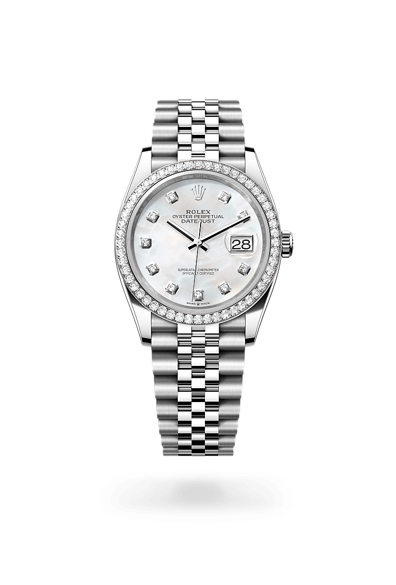 rolex Datejust in White Rolesor - combination of Oystersteel and white gold,  - Schwanke-Kasten Jewelers