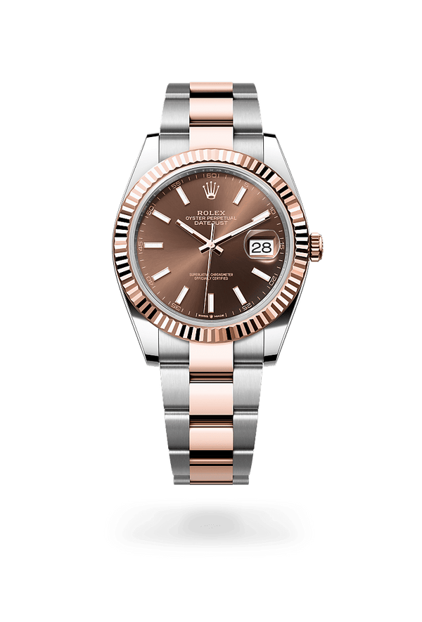 rolex Datejust in Everose Rolesor - combination of Oystersteel and Everose gold, M126331-0001 - Schwanke-Kasten Jewelers