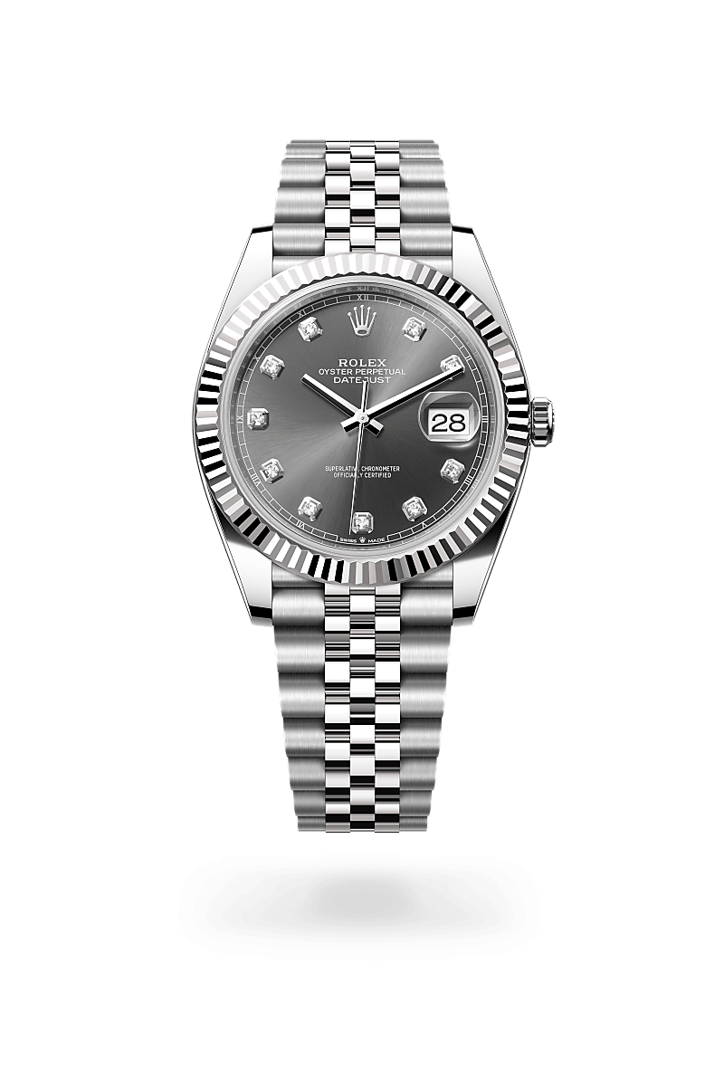 rolex Datejust in White Rolesor - combination of Oystersteel and white gold,  - Schwanke-Kasten Jewelers