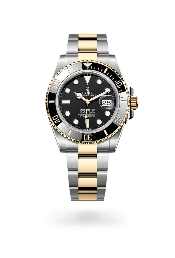 rolex Submariner in Yellow Rolesor - combination of Oystersteel and yellow gold, M126613LN-0002 - Schwanke-Kasten Jewelers