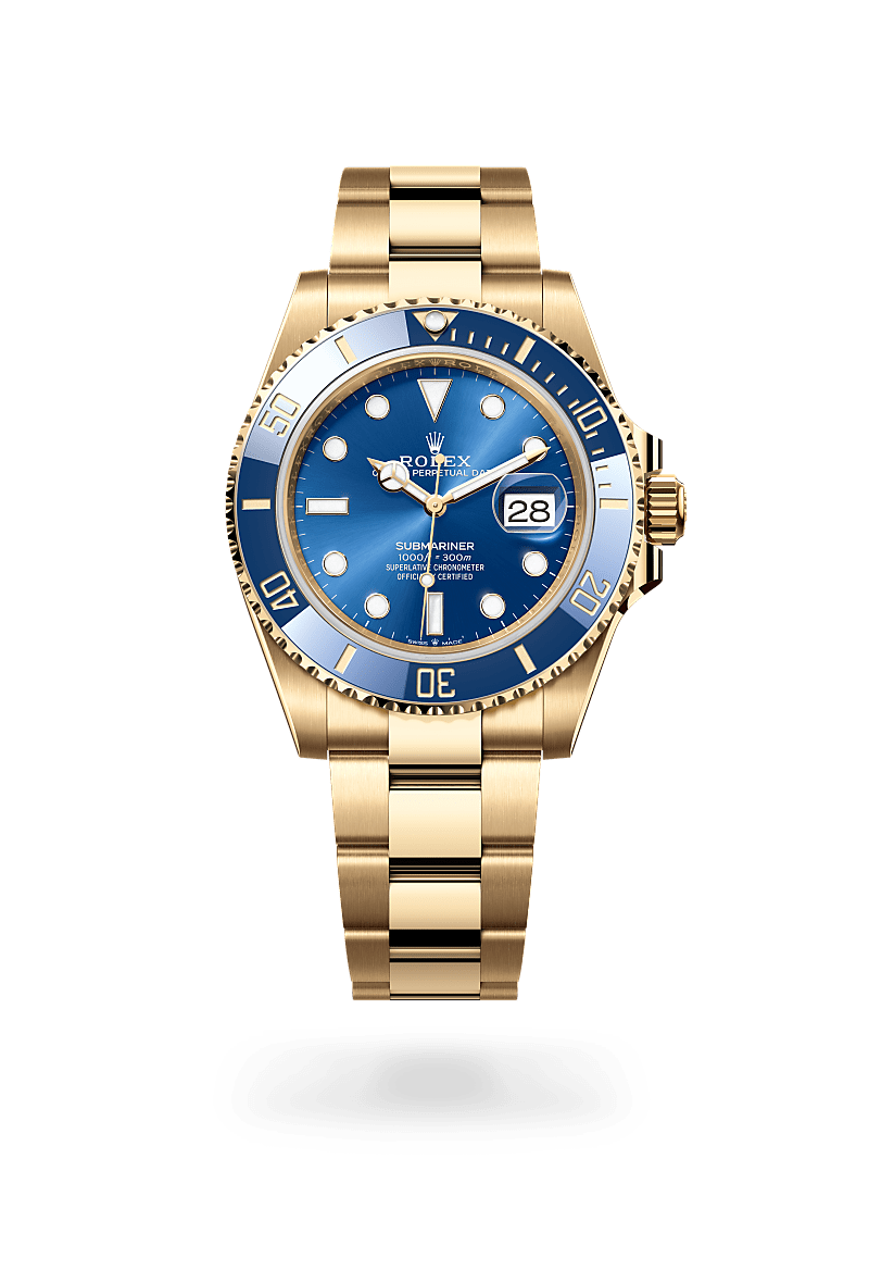 rolex Submariner in 18 kt yellow gold,  - Schwanke-Kasten Jewelers