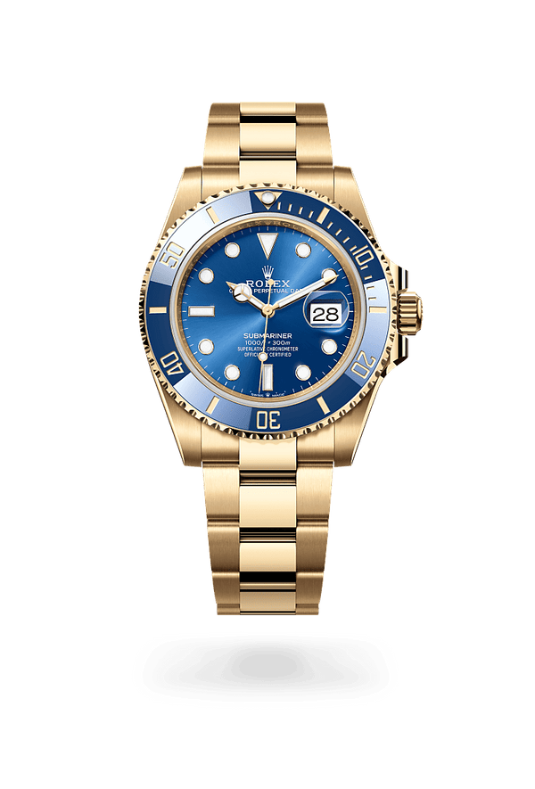 rolex Submariner in 18 kt yellow gold, M126618LB-0002 - Schwanke-Kasten Jewelers