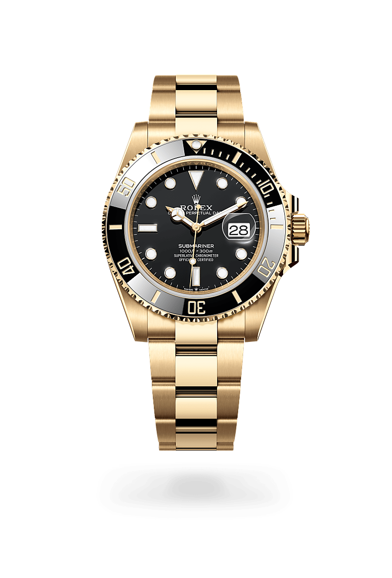 rolex Submariner in 18 kt yellow gold,  - Schwanke-Kasten Jewelers