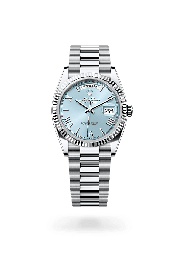 rolex Day-Date in Platinum, M128236-0018 - Schwanke-Kasten Jewelers