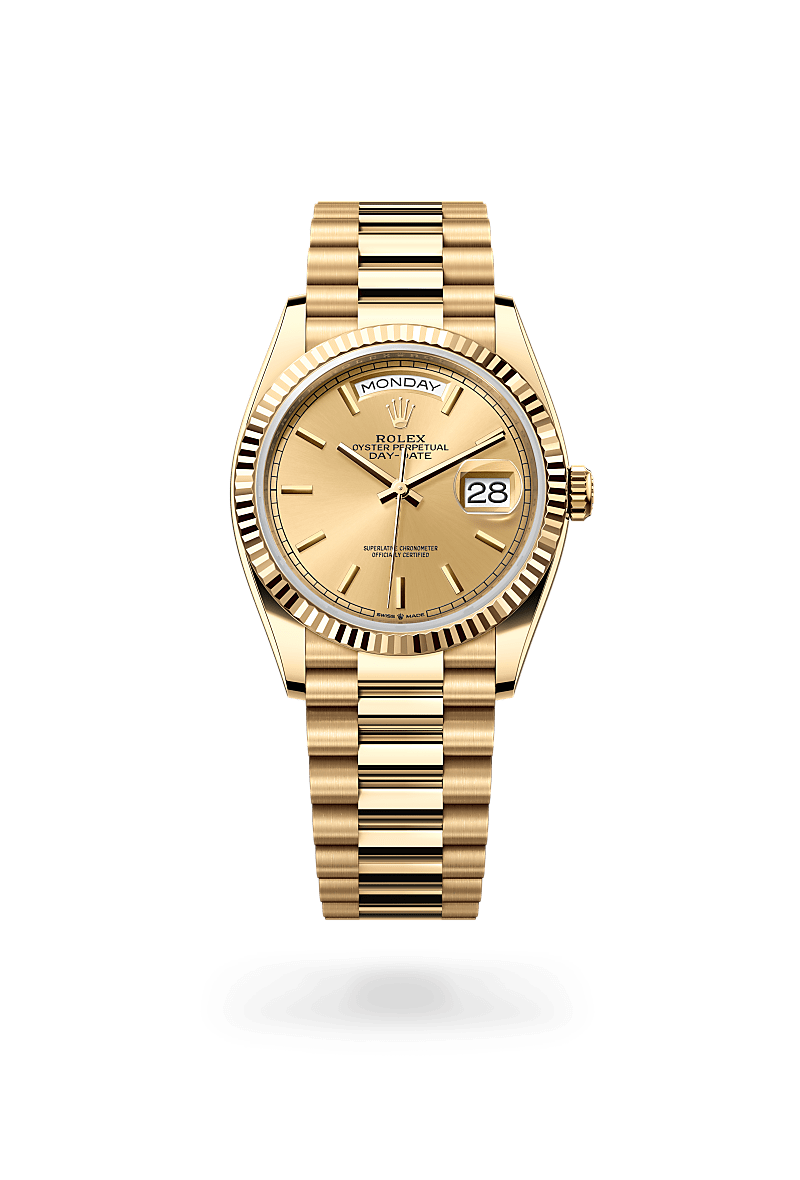 rolex Day-Date in 18 kt yellow gold,  - Schwanke-Kasten Jewelers