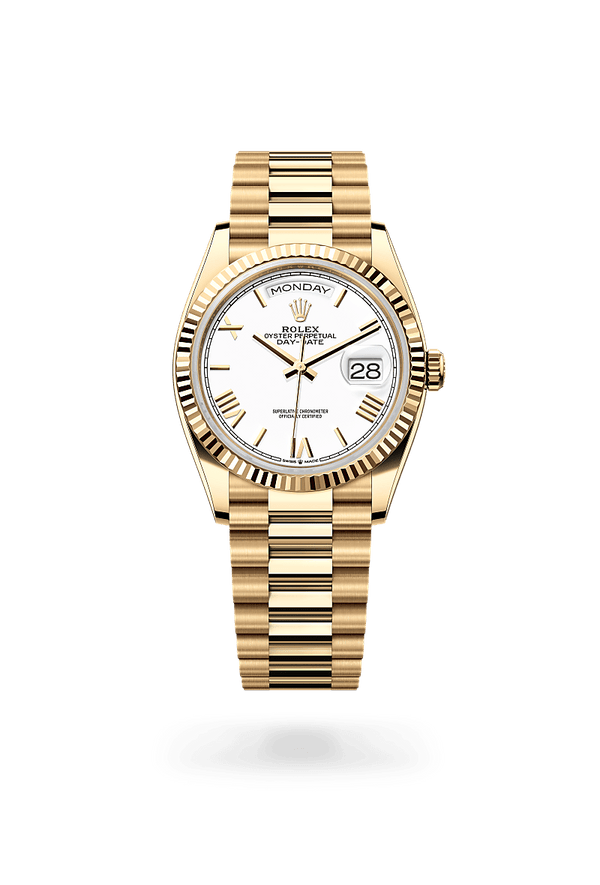 rolex Day-Date in 18 kt yellow gold, M128238-0113 - Schwanke-Kasten Jewelers