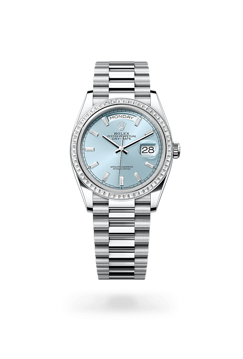 rolex Day-Date in Platinum,  - Schwanke-Kasten Jewelers