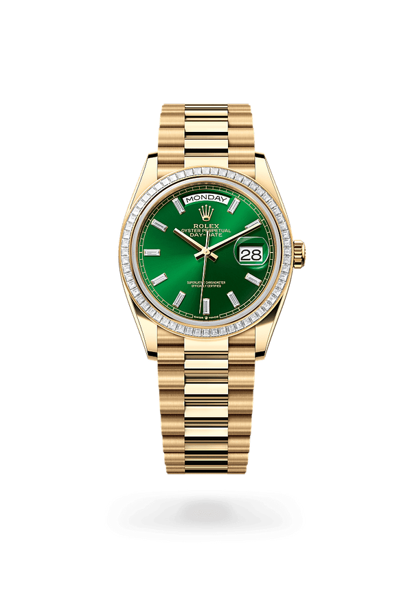 rolex Day-Date in 18 kt yellow gold, M128398TBR-0035 - Schwanke-Kasten Jewelers