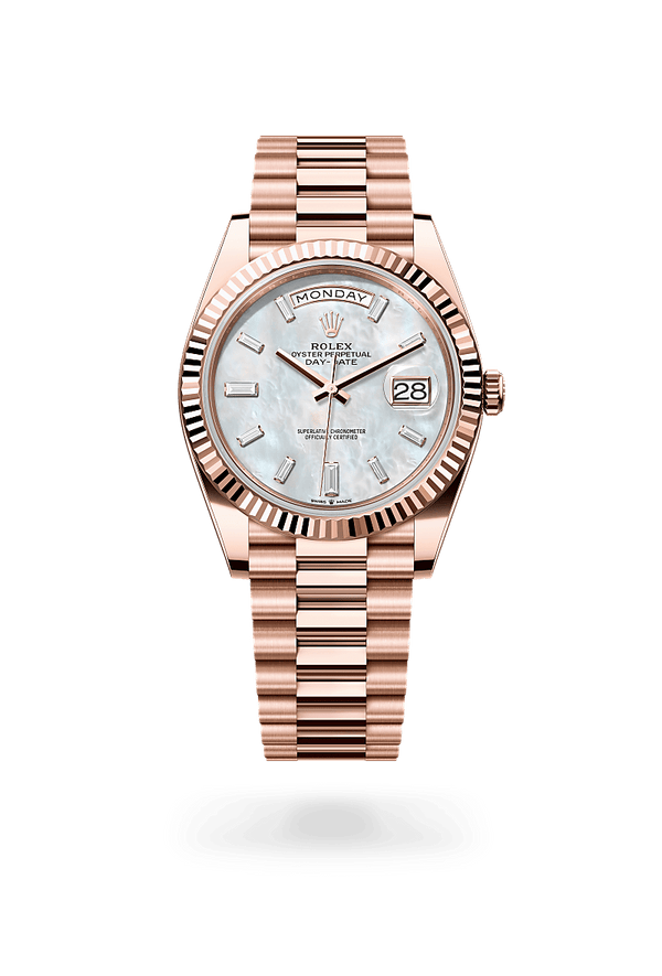 rolex Day-Date in 18 kt Everose gold, M228235-0056 - Schwanke-Kasten Jewelers