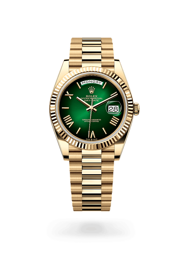 rolex Day-Date in 18 kt yellow gold, M228238-0069 - Schwanke-Kasten Jewelers