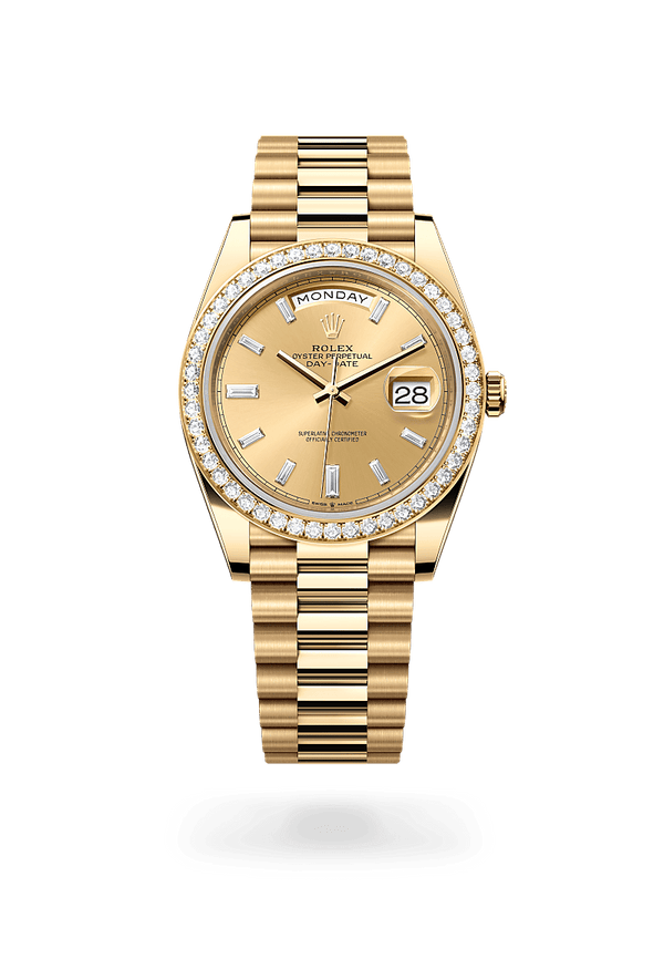 rolex Day-Date in 18 kt yellow gold, M228348RBR-0002 - Schwanke-Kasten Jewelers