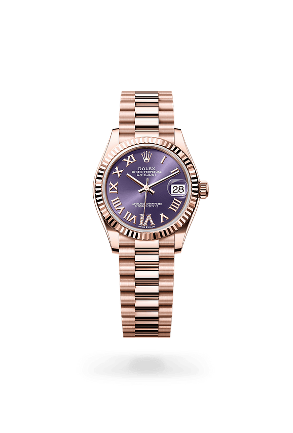 rolex Datejust in 18 kt Everose gold, M278275-0029 - Schwanke-Kasten Jewelers