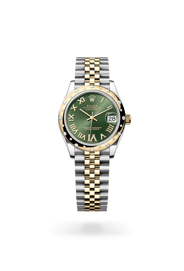 rolex Datejust in Yellow Rolesor - combination of Oystersteel and yellow gold, M278343RBR-0016 - Schwanke-Kasten Jewelers