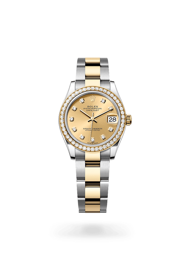 rolex Datejust in Yellow Rolesor - combination of Oystersteel and yellow gold, M278383RBR-0025 - Schwanke-Kasten Jewelers