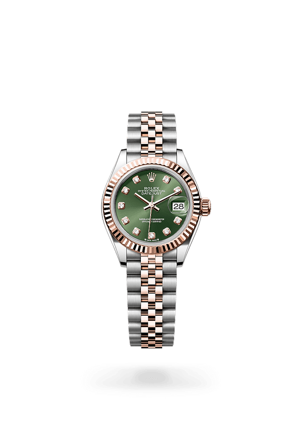 rolex Lady-Datejust in Everose Rolesor - combination of Oystersteel and Everose gold, M279171-0007 - Schwanke-Kasten Jewelers