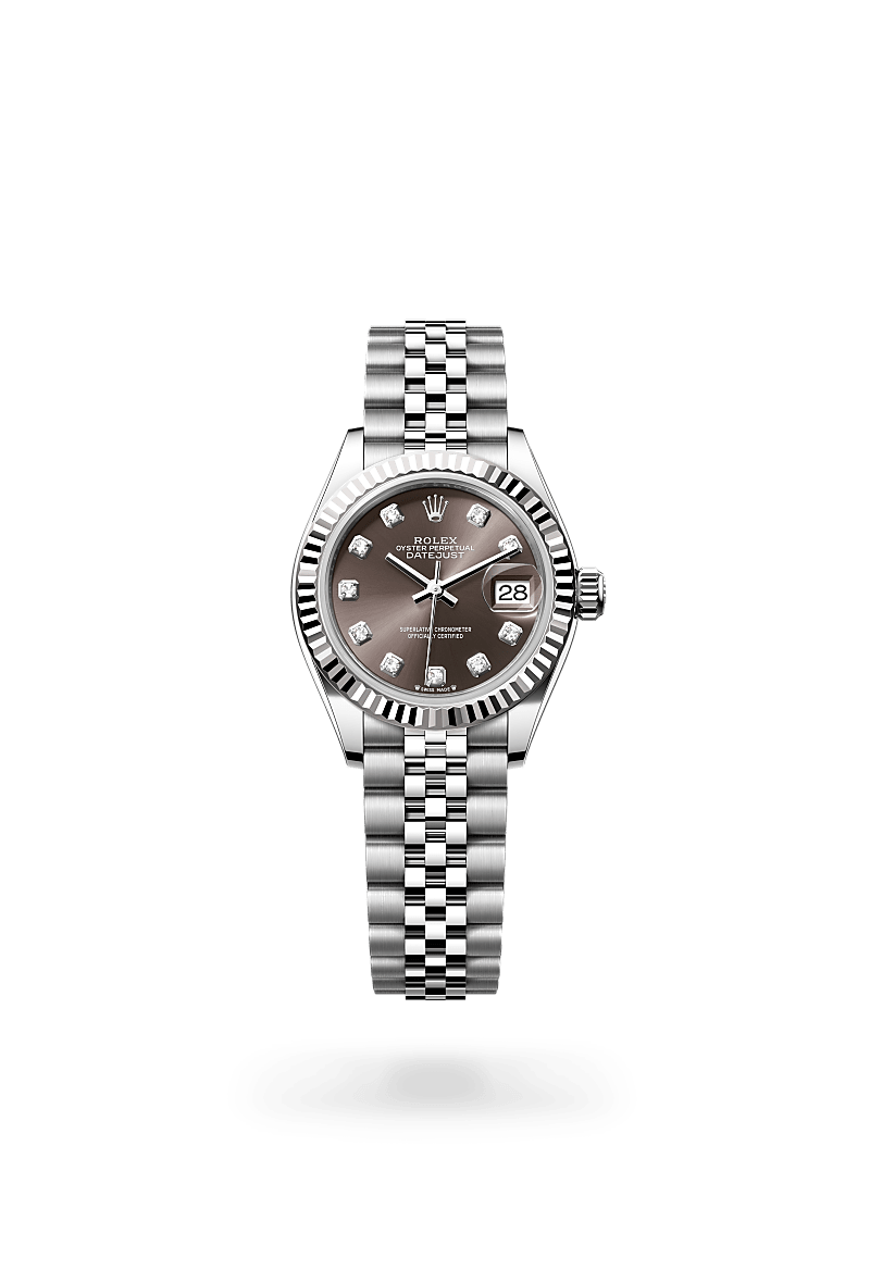 rolex Lady-Datejust in White Rolesor - combination of Oystersteel and white gold,  - Schwanke-Kasten Jewelers