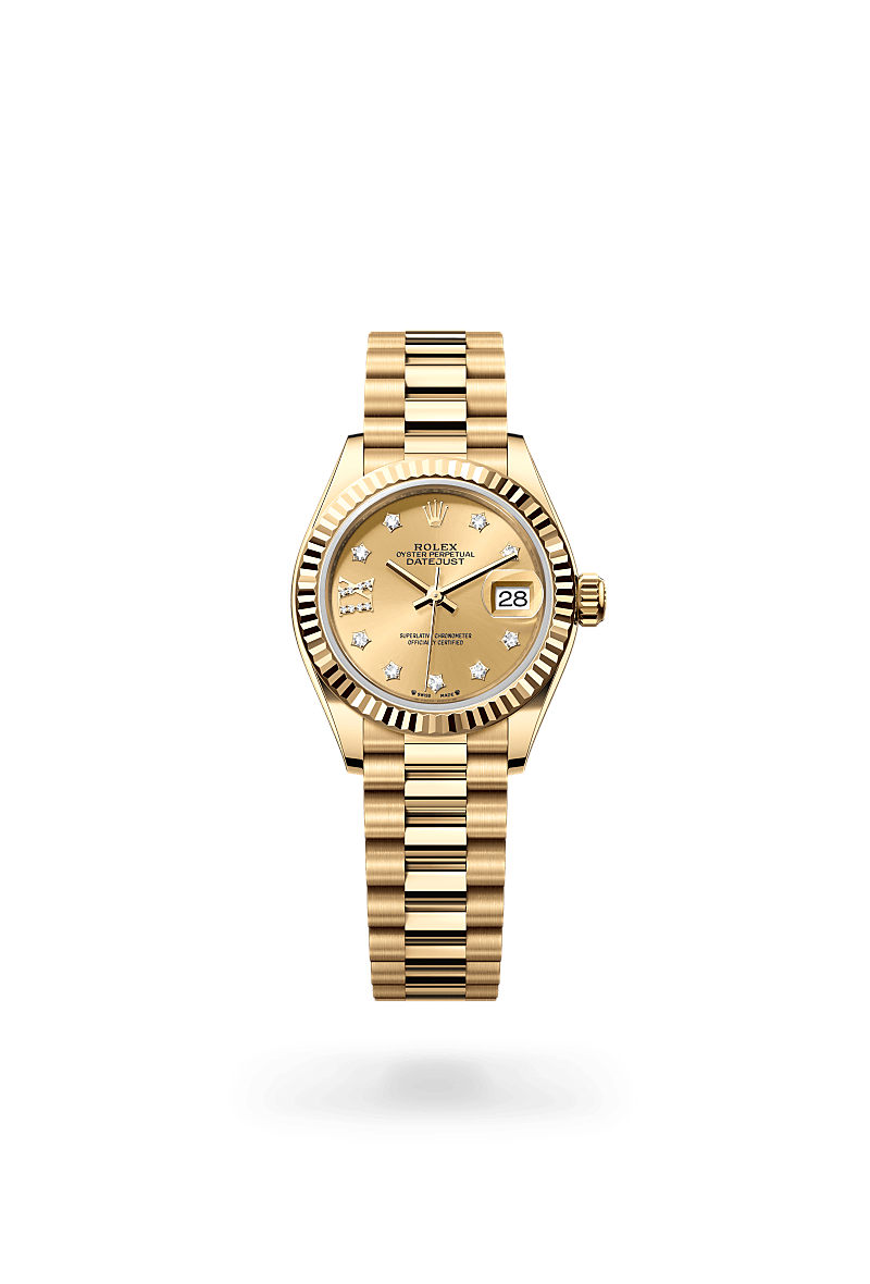 rolex Lady-Datejust in 18 kt yellow gold,  - Schwanke-Kasten Jewelers