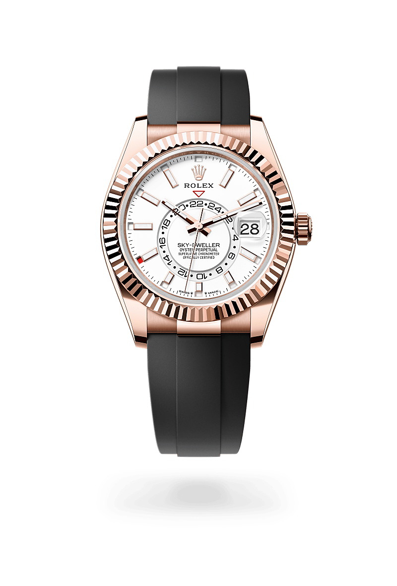 rolex Sky-Dweller in 18 kt Everose gold,  - Schwanke-Kasten Jewelers