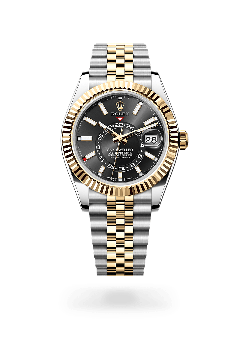 rolex Sky-Dweller in Yellow Rolesor - combination of Oystersteel and yellow gold,  - Schwanke-Kasten Jewelers