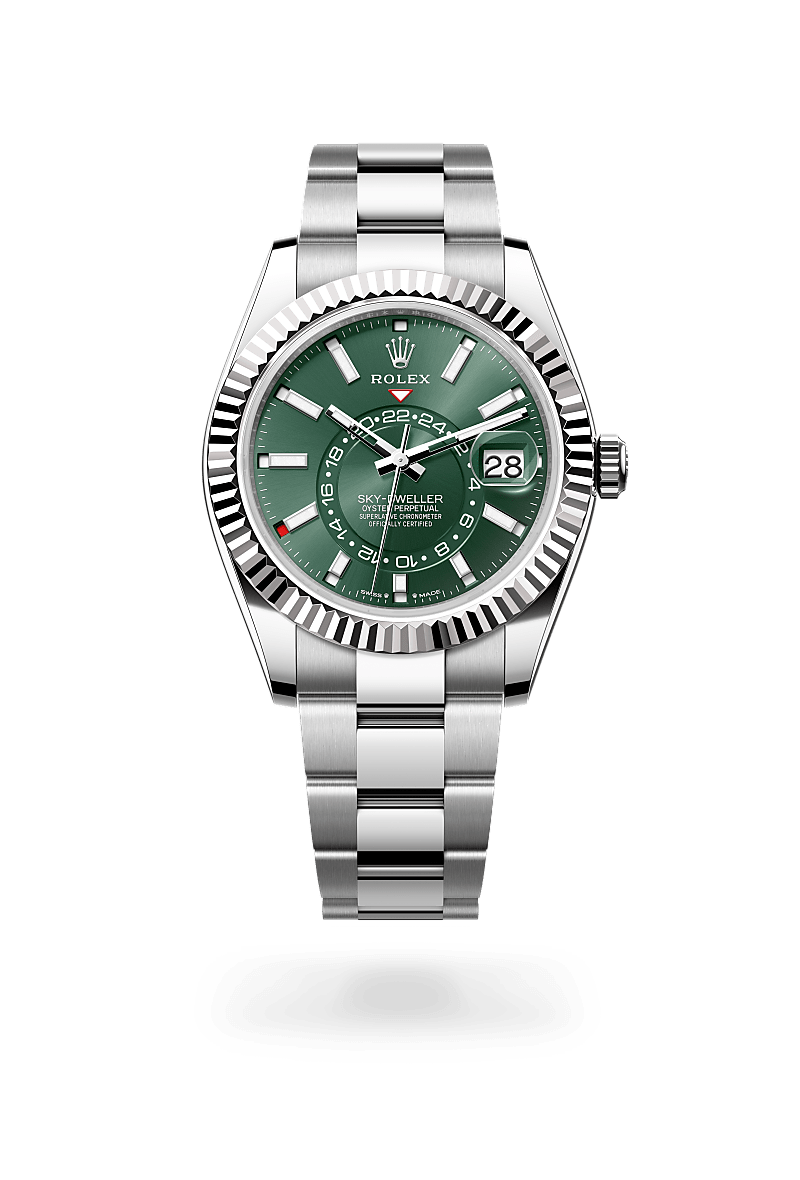 rolex Sky-Dweller in White Rolesor - combination of Oystersteel and white gold,  - Schwanke-Kasten Jewelers