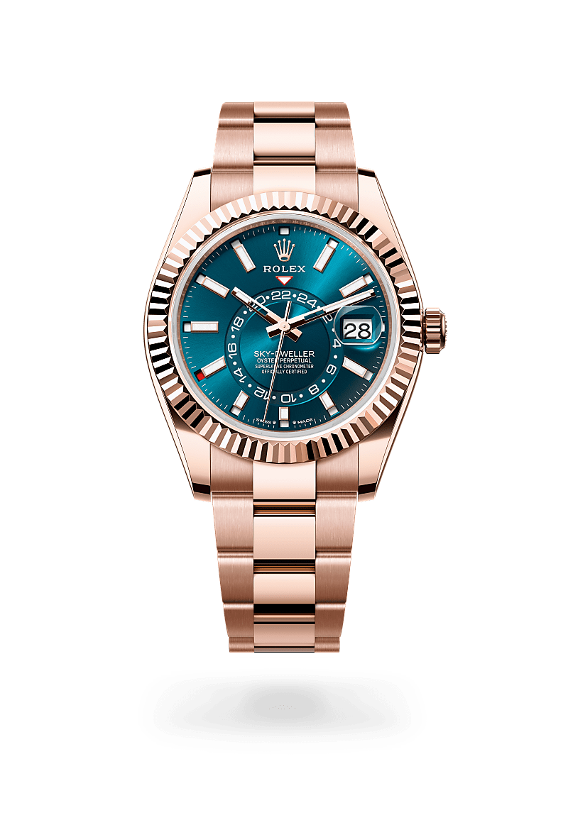 rolex Sky-Dweller in 18 kt Everose gold,  - Schwanke-Kasten Jewelers