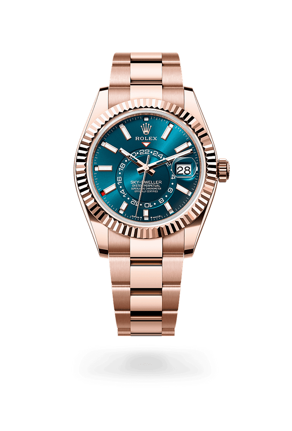 rolex Sky-Dweller in 18 kt Everose gold, M336935-0001 - Schwanke-Kasten Jewelers