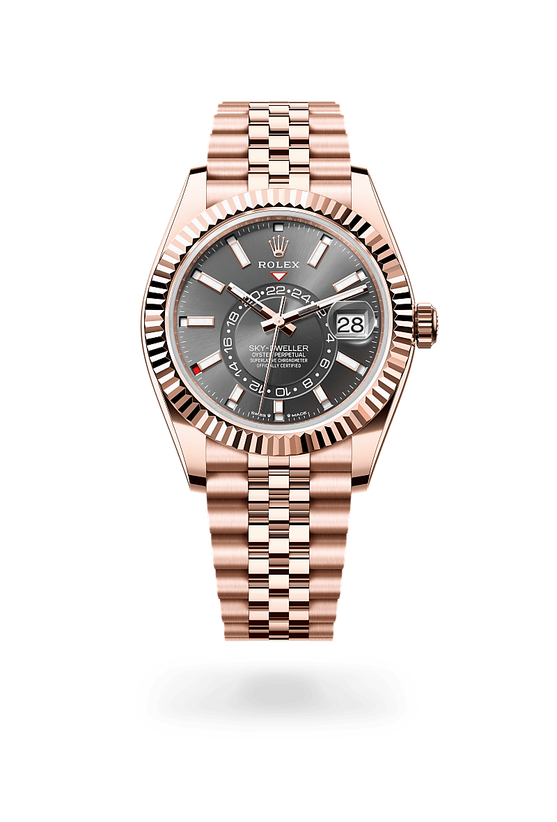 rolex Sky-Dweller in 18 kt Everose gold,  - Schwanke-Kasten Jewelers