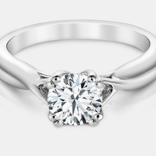 Madison Diamond Solitare Engagement Ring - Naledi