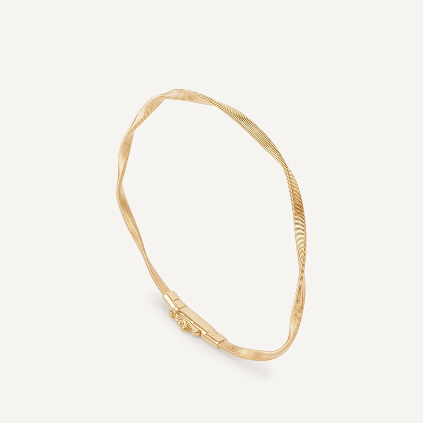 Marco Bicego Marrakech Twisted 18ky Gold Bracelet available at Schwanke-Kasten Jewelers in Milwaukee, Wisconsin.