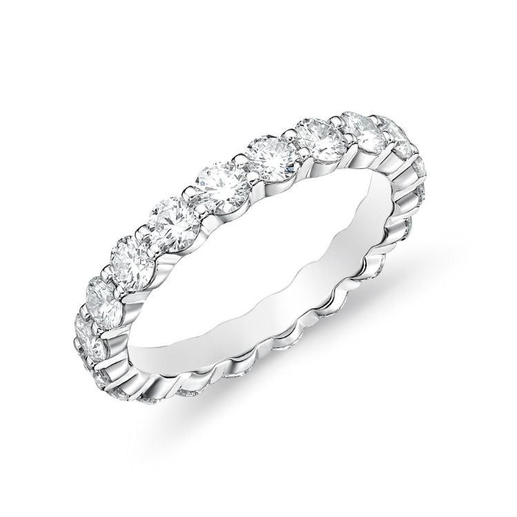 Petite Prong Diamond Eternity Band (1.86 - 2.17 ctw appx)