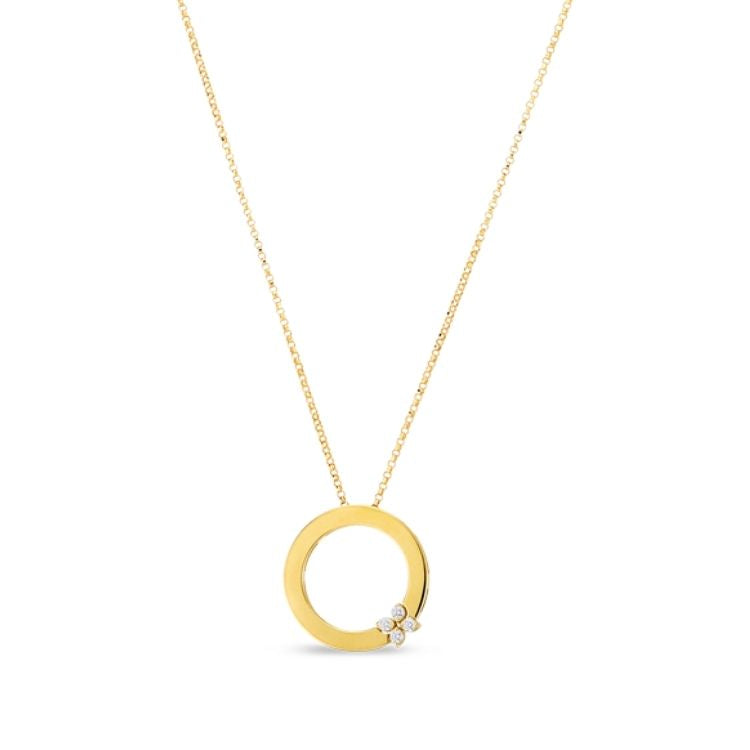 Love in verona circle pendant