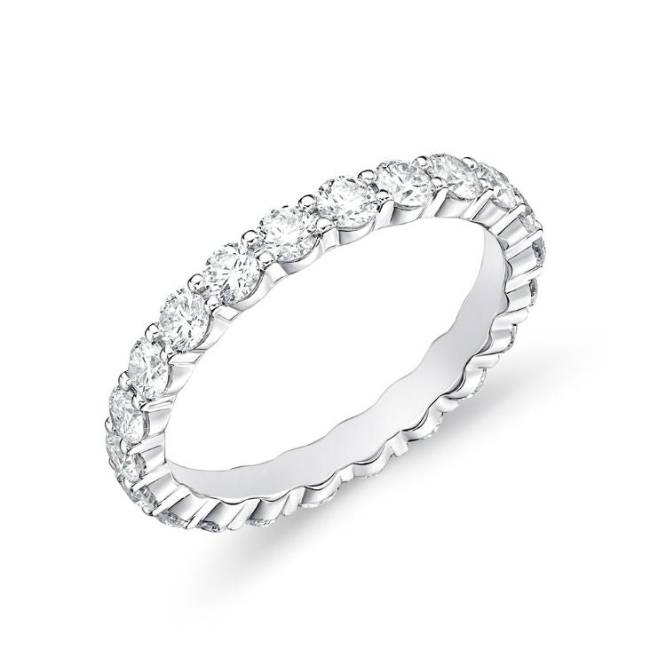 Memoire Petite Prong Eternity Band 1.36-1.64ctw approx.