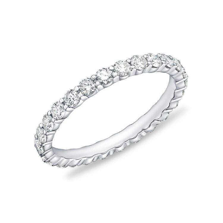 Memoire Petite Prong Eternity Band 0.93-1.09ctw approx.