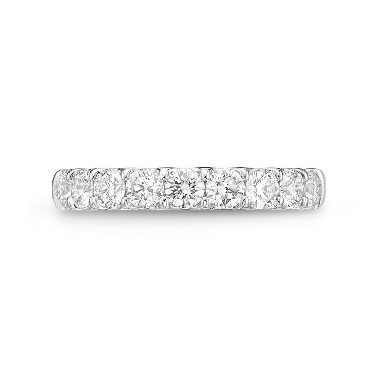 Odessa 9-Stone Diamond Band top view (EROD207)