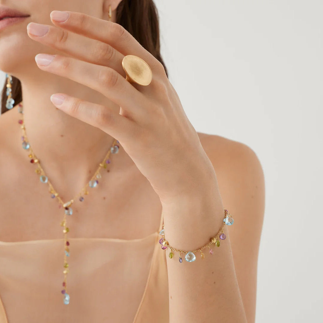 Marco Bicego Paradise Colorful 18K Gold Bracelet