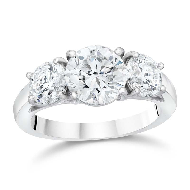 3-Stone Diamond Engagement Ring