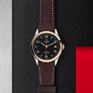 Tudor 1926 36mm Steel and Rose Gold M91451-0007 background